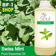Pure Essential Oil (EO) - Mint - Swiss Mint ( Mentha Spicata ) Essential Oil - 1L