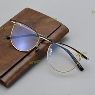 小紅書999.9新款日本設計師款全框純鈦復古古風眼鏡框架小香眼鏡