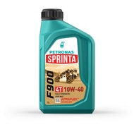 PETRONAS Sprinta 4T F900 10W-40 Fully Synthetic Engine Oil - Minyak Hitam API SN JASO MA2