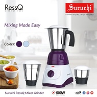 Suruchi Ressq Mixer Grinder 500W 3 Jars(Upgraded to Malaysia Power Plug)