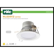 NVC NLED9125 LED Ceiling Downlight 12w 6.6Inch Daylight Lampu Siling LED