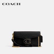 COACH กระเป๋าคล้องมือผู้หญิงรุ่น Tabby Wristlet สีดำ CJ925 B4/BK