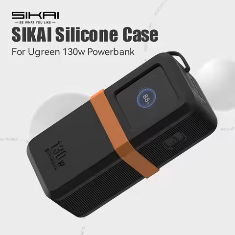 SIKAI Silicone Case For UGREEN Nexode 130W 20000mAh Power Bank Portable PD Battery PowerBank Anti-Du