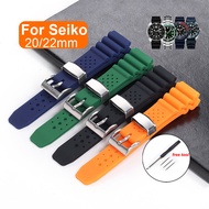 Silicone Rubber Watch Strap for Seiko SKX007 009 Diving 007 Band 20mm 22mm Water Ghost Soft Bracelet Women Men Universal Watch Accessories