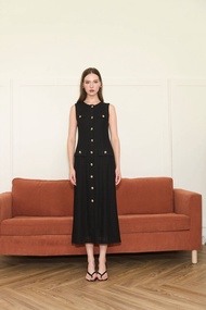 TRIKUL Ordinary - Porter Midi Dress เดรสผ้ายืดแขนกุด
