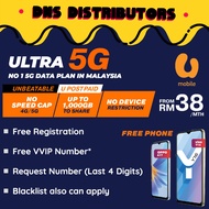【FREE REGISTRATION | FREE VVIP NUMBER】POSTPAID UMOBILE RM68 U HOME 5G DATA PLAN 1000GB U MOBILE POST
