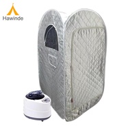 Hawinde Portable Steam Sauna Home Quick Folding Oxford Cloth Adjustable 9 Temperature Levels Indoor