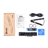 WUBEN ไฟ Troch แบบชาร์จไฟได้ชนิด C ชนิดแข็งไฟฉาย LED C3พร้อมไฟนอกบ้านกันน้ำแบตเตอรี่