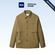 HLA Solid Colour Comfortable Zipped Pockets Casual Jacket Men - HWJAD1W050A50