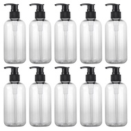 New 10pcs 250ml PET Plastic Bottle Hand Gel Wash Lotion Pump Dispenser Bottles