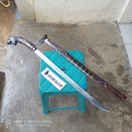 Pisau baja super tajam / Golok baja asli / pedang samurai panjang /