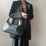 CHANEL罕有梨花木黑色CC車線手提袋側肩袋 保證卡有貼 美品 中古