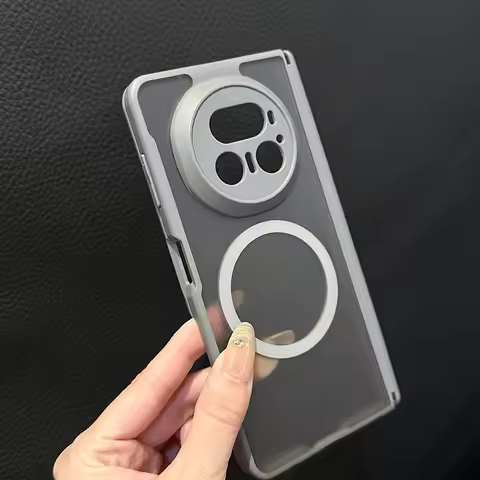 Frosted Bumper For Honor Magic V5 Case Magnetic Hard Double Hinge Honor Magic V3 Cover