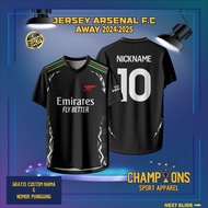 Custom Fantasy Football Jersey 4RS3N4LL AW4Y 2024-2025 – Full Printing Dryfit Milano | Name & Number