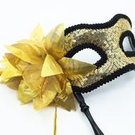 Masquerade Venetian Mask with Holding Stick