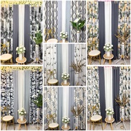 5in1 SET GRAY CURTAINS SEMI BLOCKOUT CRETONA NON FADING 5FT TO 8FT LONG