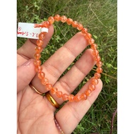 (A215)(5,2-5,4mm)Sunstone bracelet in sparkling vip quality, size 5,2-4.5mm