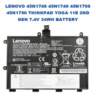 LENOVO 45N1748 45N1749 45N1708 45N1750 THINKPAD YOGA 11E 2ND GEN 7.4V 34WH BATTERY