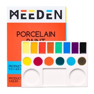 MEEDEN Studio Ceramic Paint Palette Porcelain Watercolor Palette for Artists Painting Acrylic Gouach