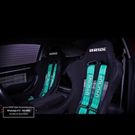 TAKATA 4 Point Seat Belt Green / Black