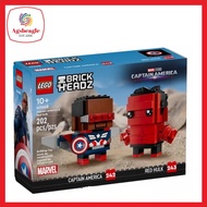 Brickheadz 40668 Captain America and Red Hulk Figures (2024)