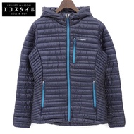 Patagonia 尼龍超輕羽絨連帽夾克，女款，海軍藍，XS 碼 (84772) [二手]