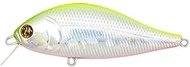 Pontoon21 Bet-A-Shad 75SP, Lenght mm 75 A62 Crash Fresh Chartreuse Silver, Suspending Fishing Wobble