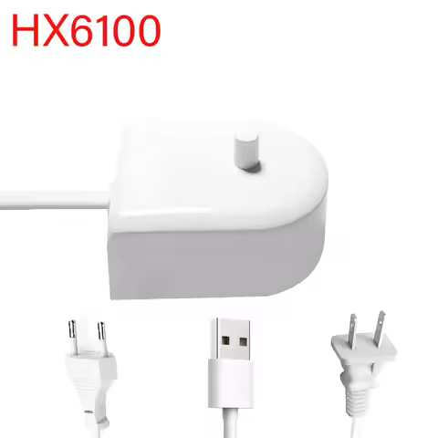 For Philips Toothbrush HX8111 HX8141 HX8140 HX8211 HX8281 EU/US/USB Replace Plug HX6100 Electric Too