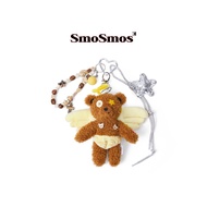 SmoSmos [MBTI Angel Bear] Original Abstract Angel Bear Bag Pendant Plush Doll Gift Female