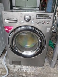 二手中古LG13公斤變頻滾筒洗脫烘洗衣機，2014年，型號WD-13NSD，line帳號chin0290