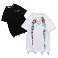 100% Original Quality Premium 1:1 Ready Stock EVISU Limited Logo Fashion Tshirt Men Women