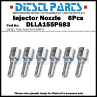 6Pcs Diesel Fuel Injector Nozzle Tips DLLA155P683 093400-6830 for Hino 700 12.9d K13C ​23910-1044 23