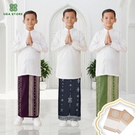 Latest Junior Muslim Boys' Sarong Kids 2026 Premium Teenagers Eid Ages 2-12 Years