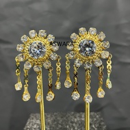 Diamond Zircon Mentul diamond stone mentul/ diamond embedded stone mentul/ mentul/ diamond stone roc