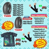 Timsun Tubeless Tayar Motor TS689/ TS689F/ TS689FA @ 17 inch 🔥