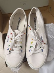Superga 2750 Heart Outsole Patch 彩虹鞋 38