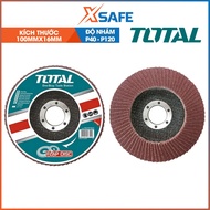 TOTAL folding sandpaper Dimensions: 100mm*16mm, P40 - P60 - P80 - P80 - P100 - P120 Packed with pape