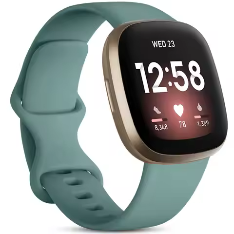 silicone Strap for Fitbit Versa 4 3 Sense 2 band Smartwatch Accessories replacment wristband Sport B