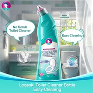 LOGESKI Toilet & Bathroom Cleaner Fast Acting Kills 99.9 Percent Germs Fresh Fragrance