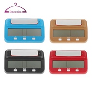 [deevoka] Chess Clocks,Professional Portable Digital Chess Board,Competition Count Chess Games Elect