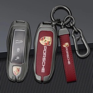 Zinc Alloy Car Key Case Cover Protector Shell For Porsche Cayenne 911 996 Macan Panamera Boxster 986
