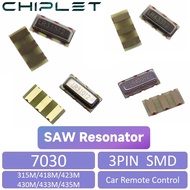 20Pcs 3X7 3*7 SAW Resonator LR315T2 LR433T2 LR418T2 LR435T2 LR430T2 LR423T2 Remote Control SAW Car S
