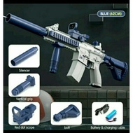 Mainan Pistol Air Elektrik (Auto Water Gun) Tembakan Sniper Auto Watergun Hk416 Battle Water / Sempr