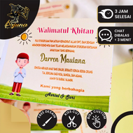Arjuna Sticker Print Tasyakuran Khitanan Persegi Stiker Label Chromo Walimatul Khitan Sunatan