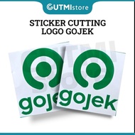 Gojek Logo Cutting Sticker - Helmet Sticker, Motorcycle Sticker