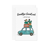 Farewell Card with Translucent Envelope A5 Size 10 x 15 cm