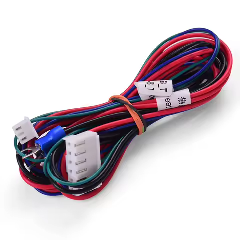 Anet 18AWG Upgrade Heated Bed Cable Hot Bed Line Heatbed Wire Length 35.4 Inch for Anet Anet A8 A6 A