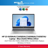 HP 15-fc0584AU | fc0585AU | fc0586AU | fc0587AU Laptop - 15.6"/R5-7430U/8GB DDR4/512GB SSD/Radeon/Wi