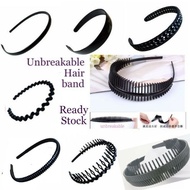 Stretchable Hairband  帶齿折不断头饰  Cekak Rambut Getah Malaysia READY STOCK