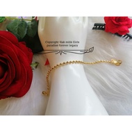 COP 916 RANTAI TANGAN SADUR EMAS 24K GOLD PLATED BRACELET WITH 916  GELANG EMAS 916 GOLD PLATED BRAC
